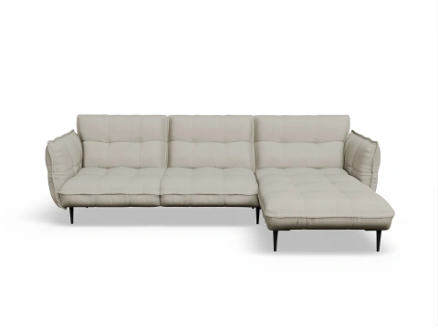 Ecksofa mit Longchair rechts
